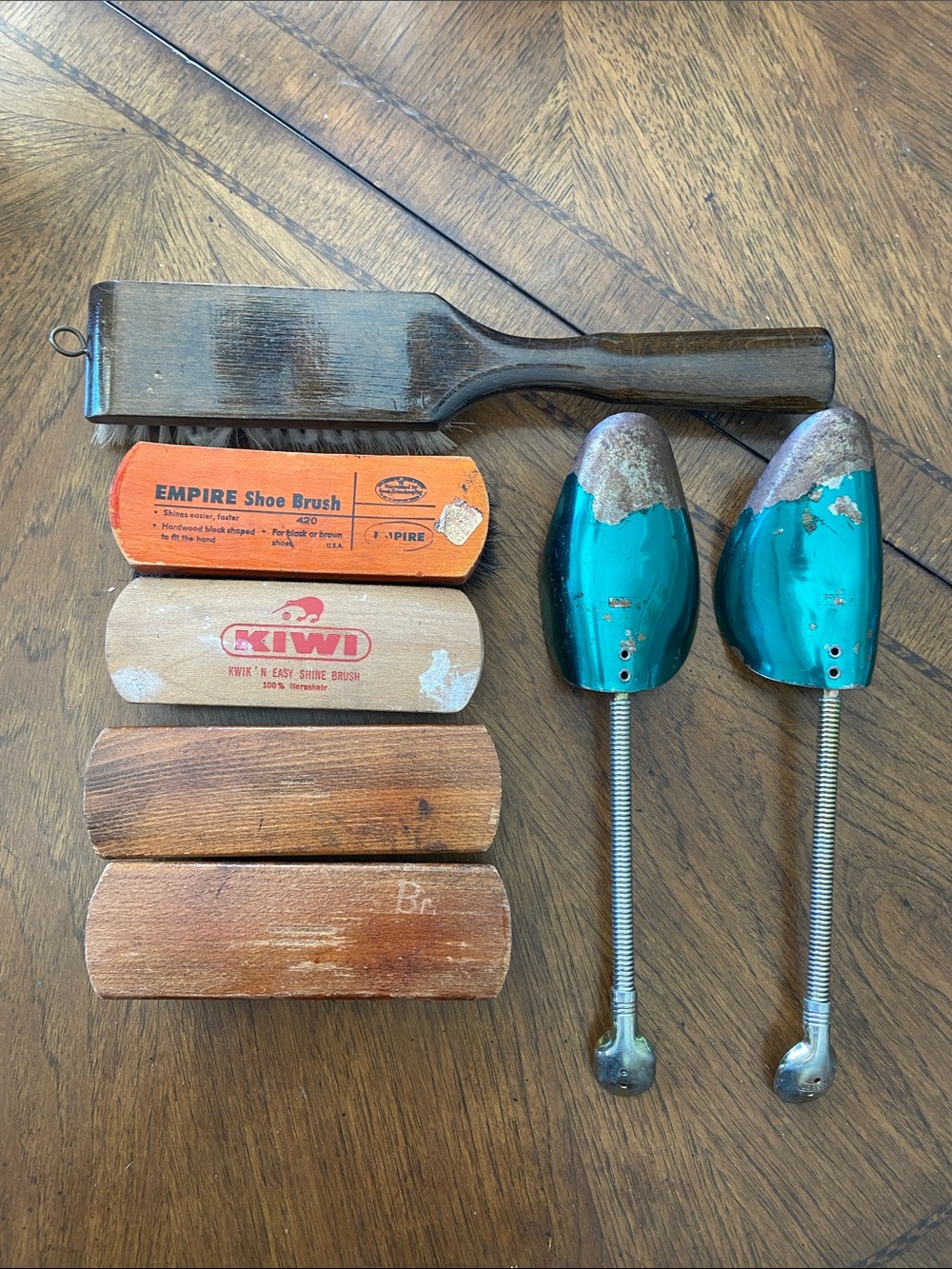 Empire & Kiwi Shoe Brushes & foot form